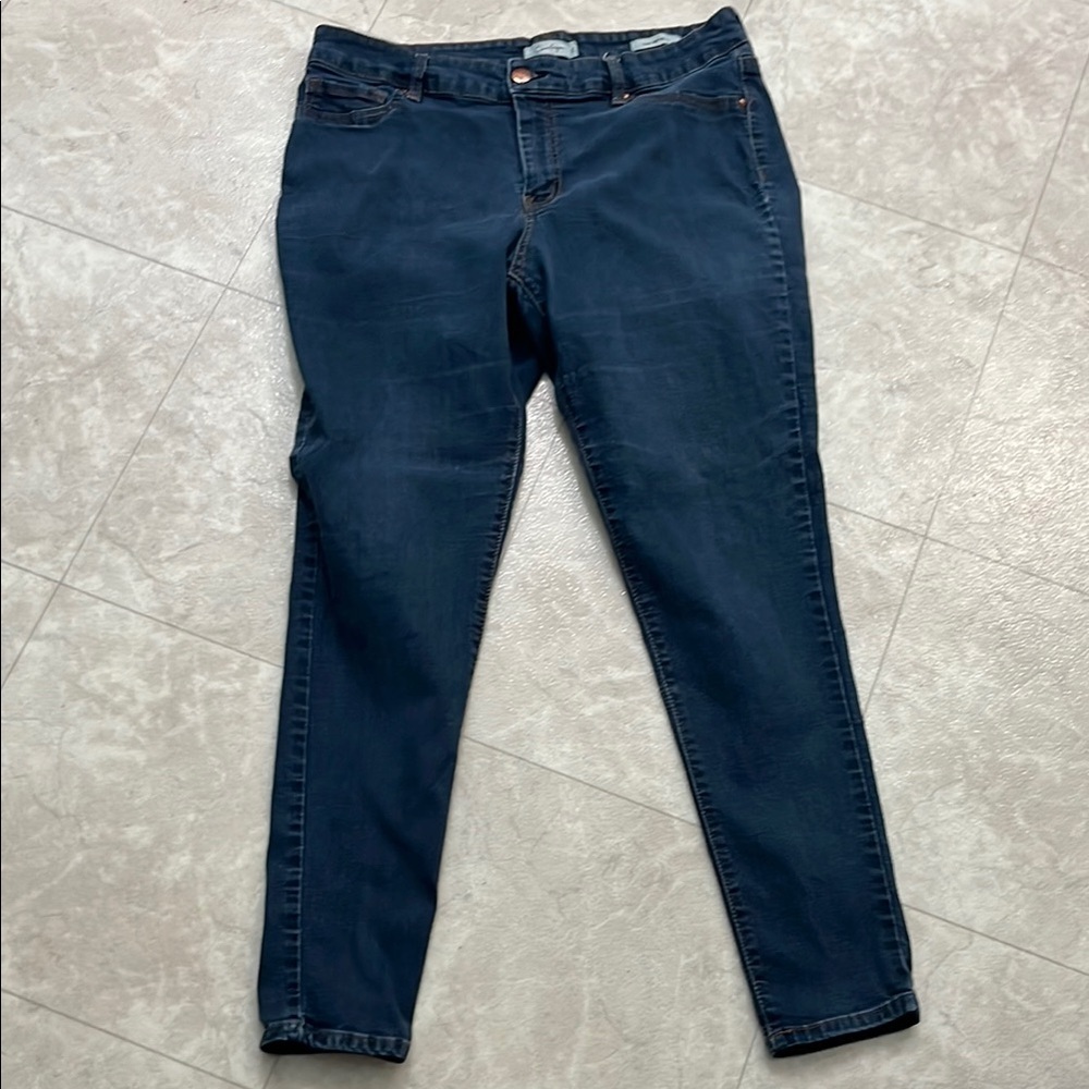 Jessica Simpson Dark Blue Skinny Jeans 14W
